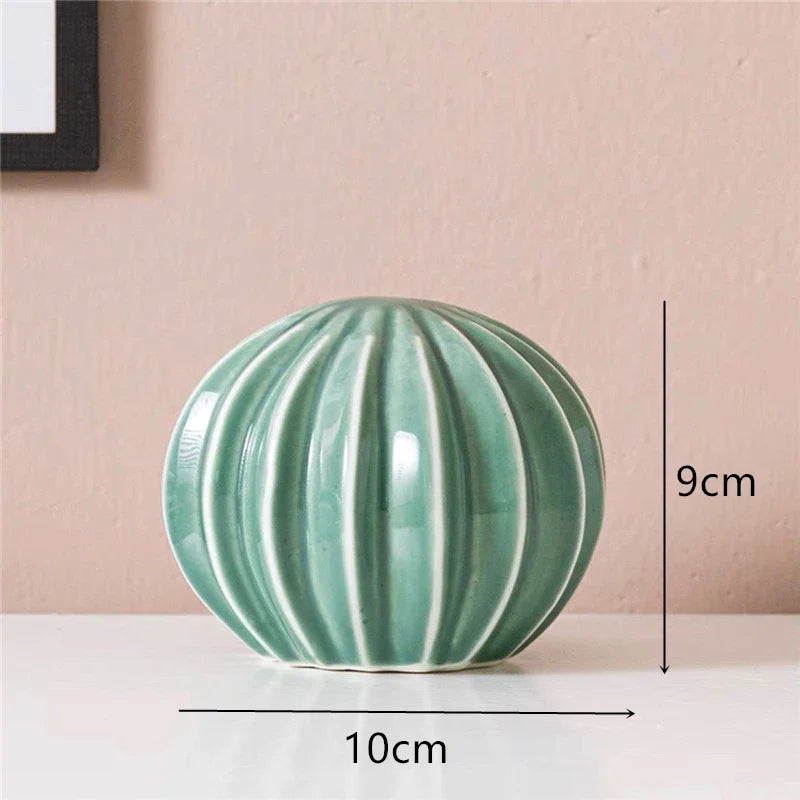 Handicraft Ceramic Cactus Ornament