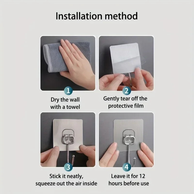 Self Adhesive Wall Mounted Hooks