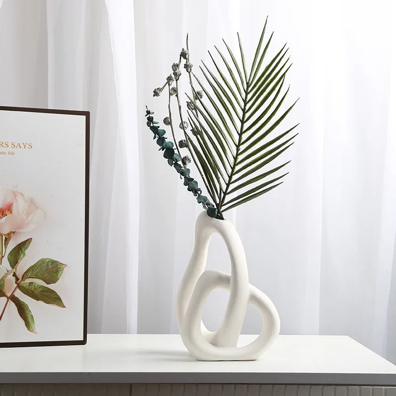 Nordic Abstract Ceramic Vase