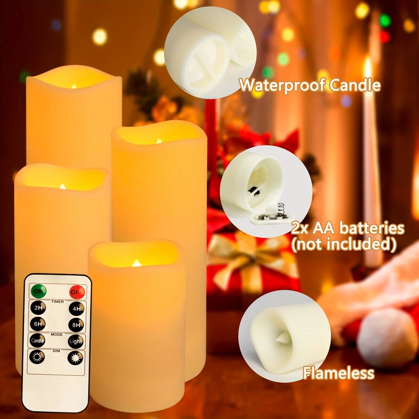 Flameless Candles With Remote Control