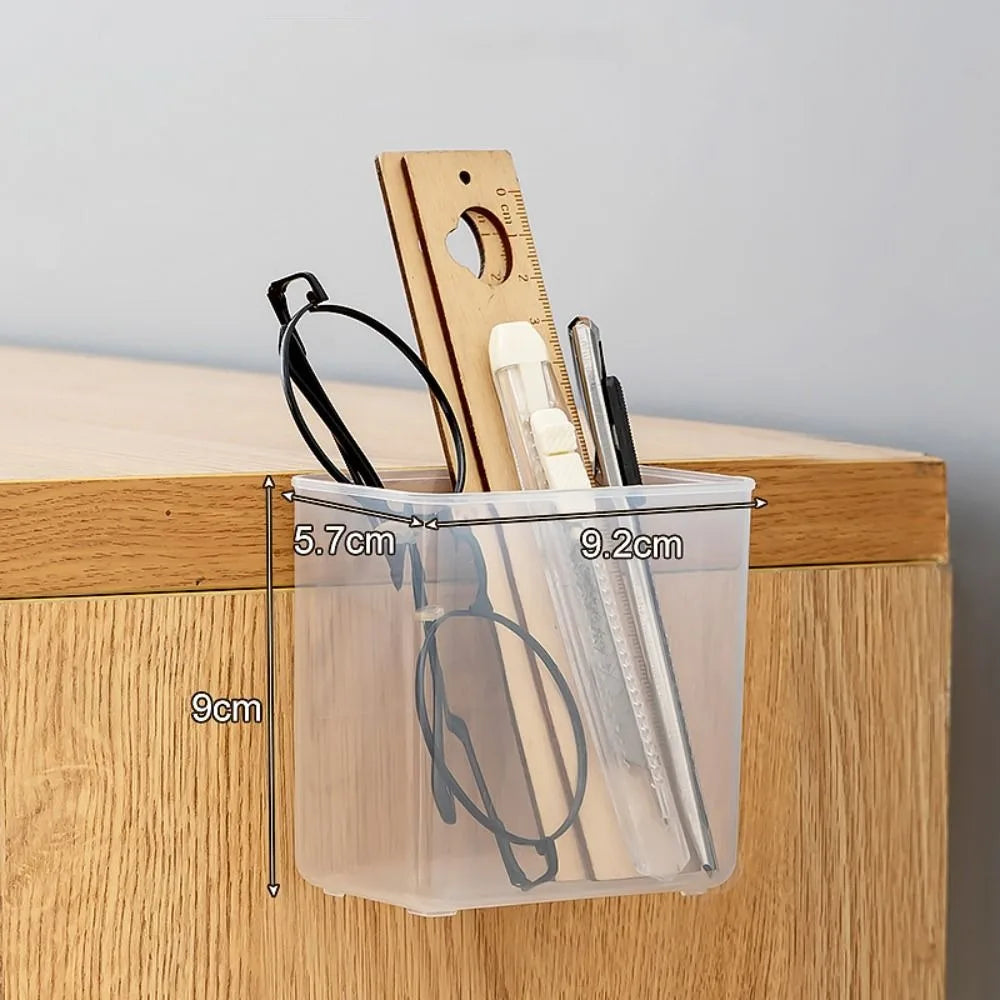 Transparent Wall Mount Pen Holder