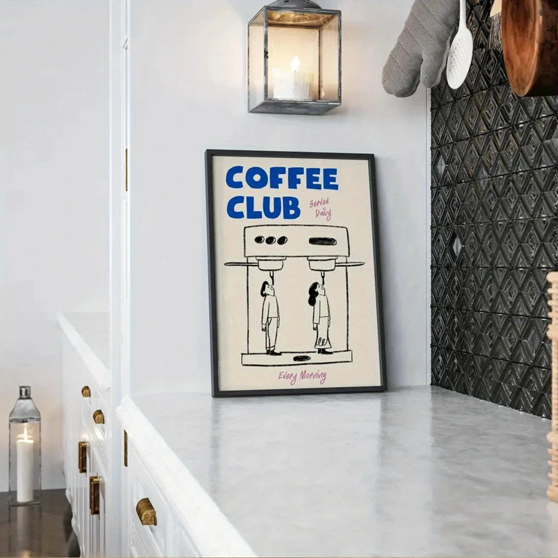 Espresso Morning Coffee Canvas Wall Art