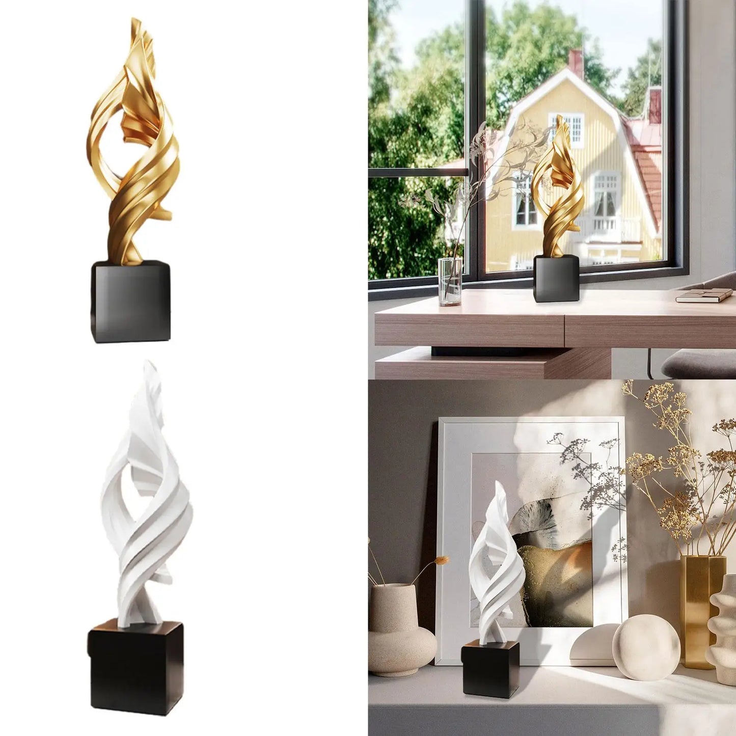 Abstract Resin Art Statue Decor