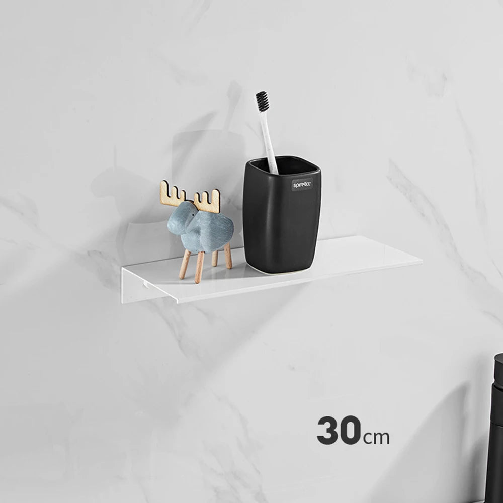 30/40/50CM Aluminum Floating Bathroom Shelf