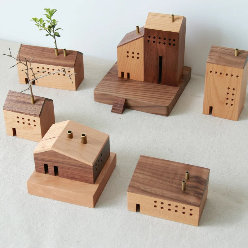 Japanese Style Wooden Incense Burner