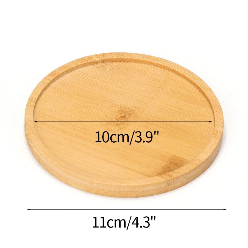 Eco Friendly Mini Bamboo Tray For Cups And Coasters