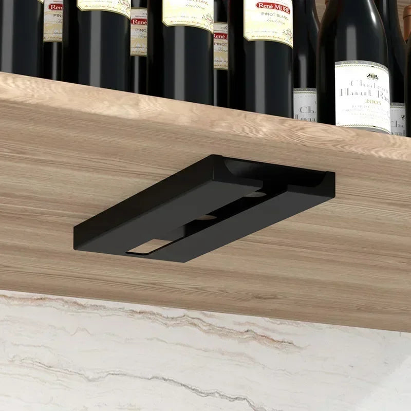 Bar Wine Glass Rack Non-Drilled Holder