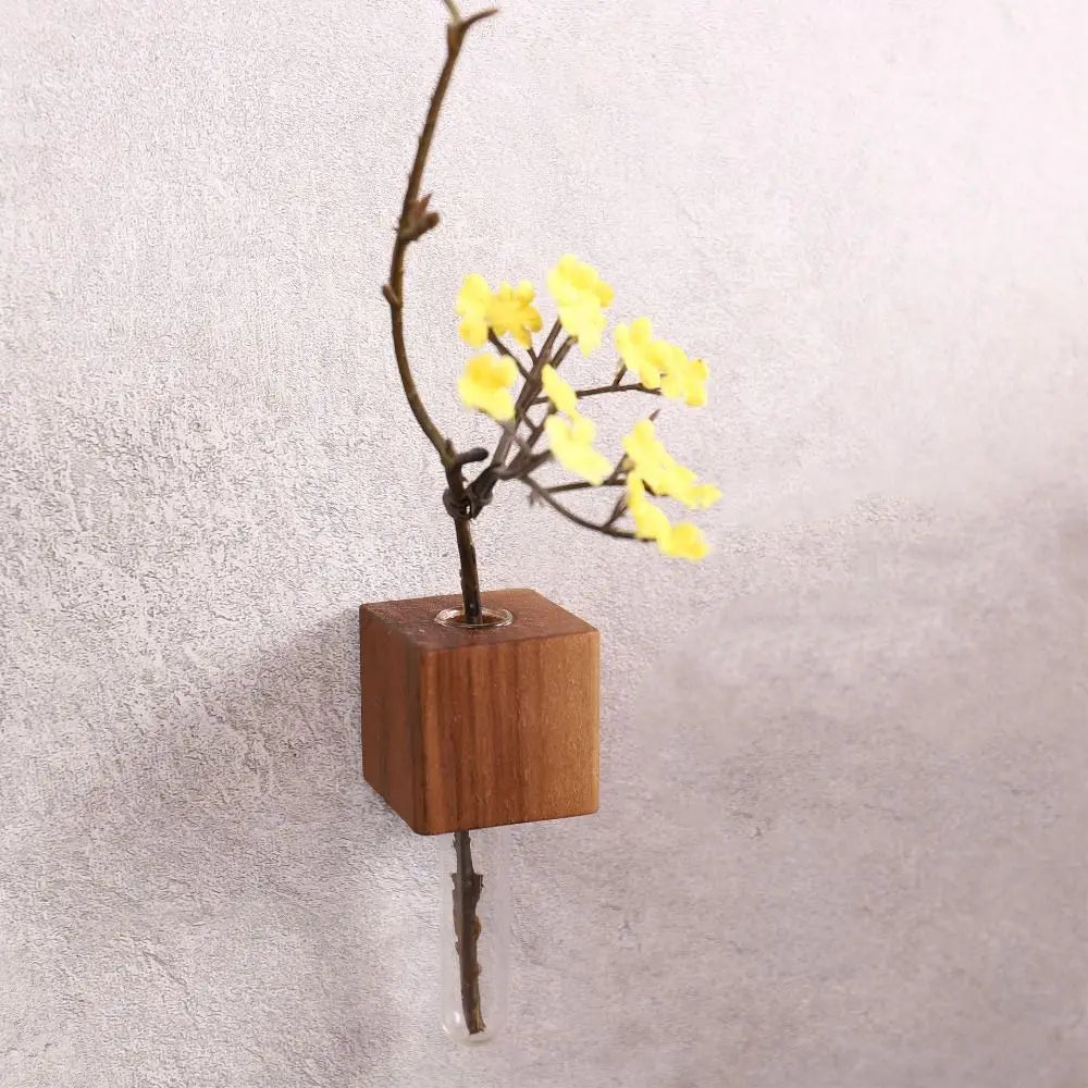 Wooden Test Tube Vase Sticker