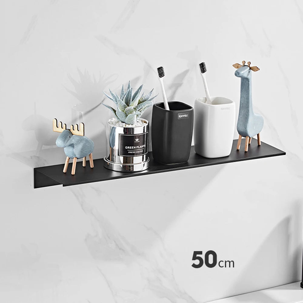 30/40/50CM Aluminum Floating Bathroom Shelf