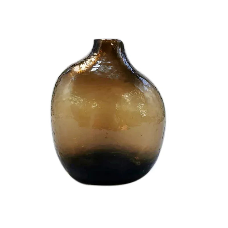 Hammered Glass Vase