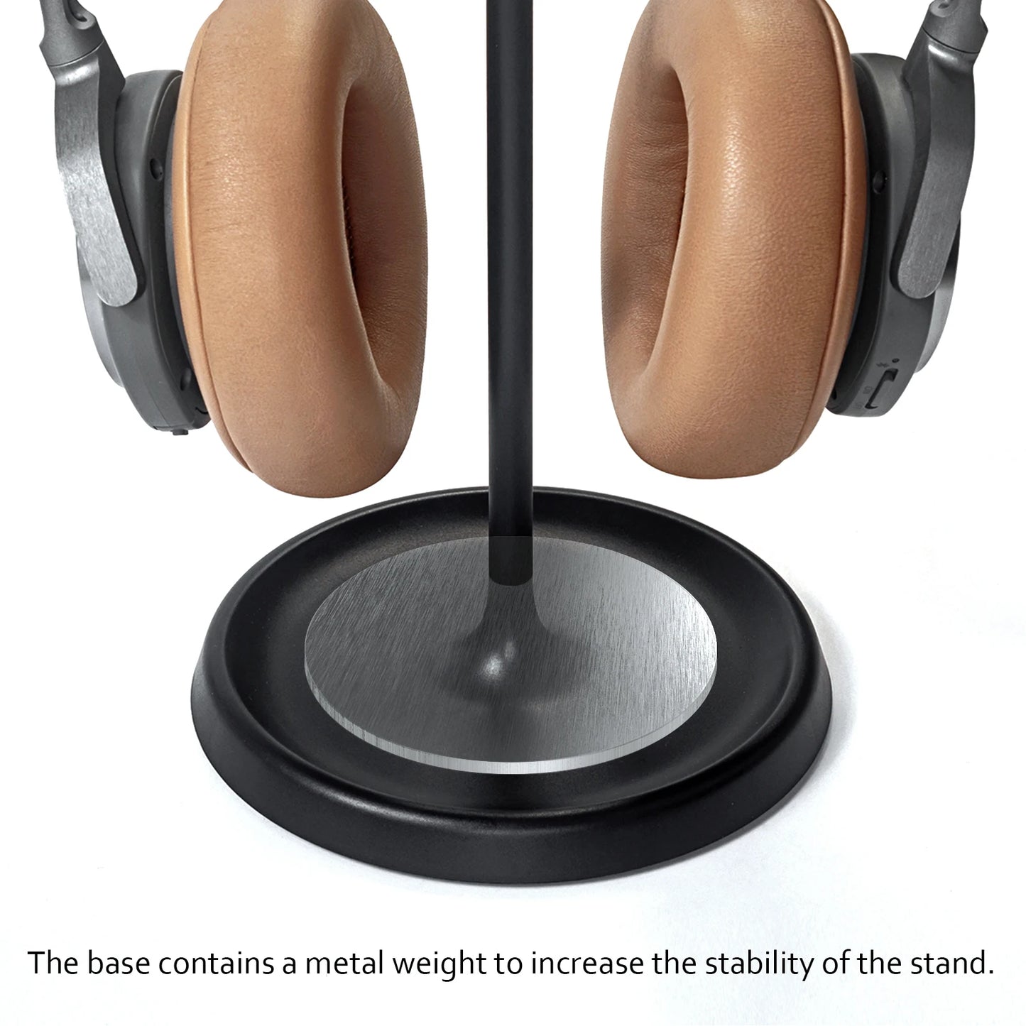 Curved Headphone Stand with Tray