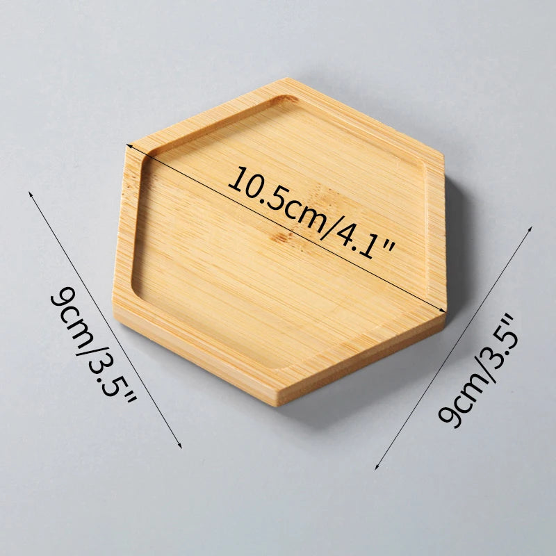 Eco Friendly Mini Bamboo Tray For Cups And Coasters