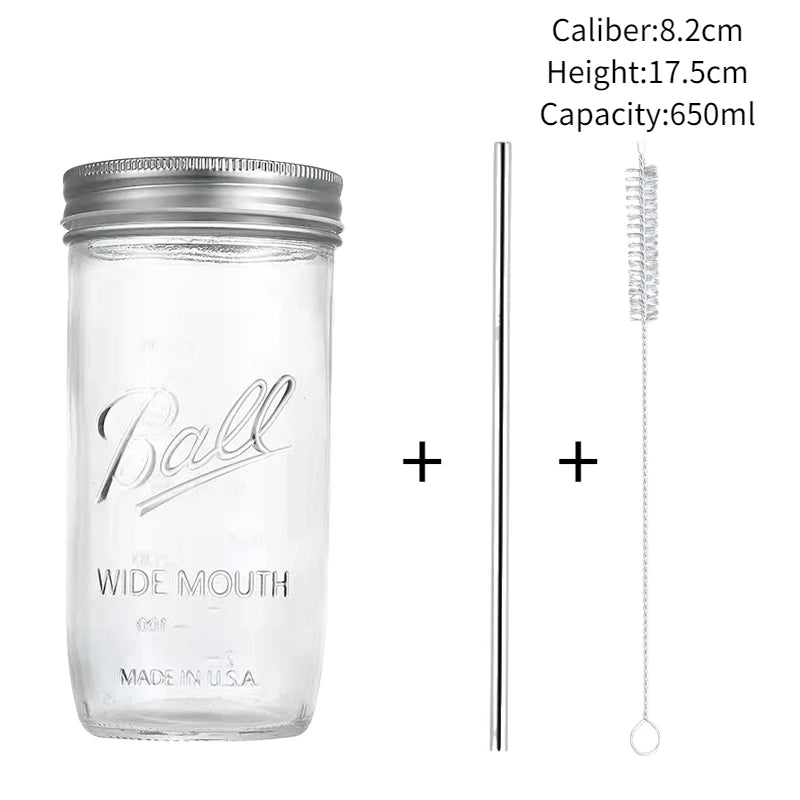 Transparent Boba Milk Tea Glass