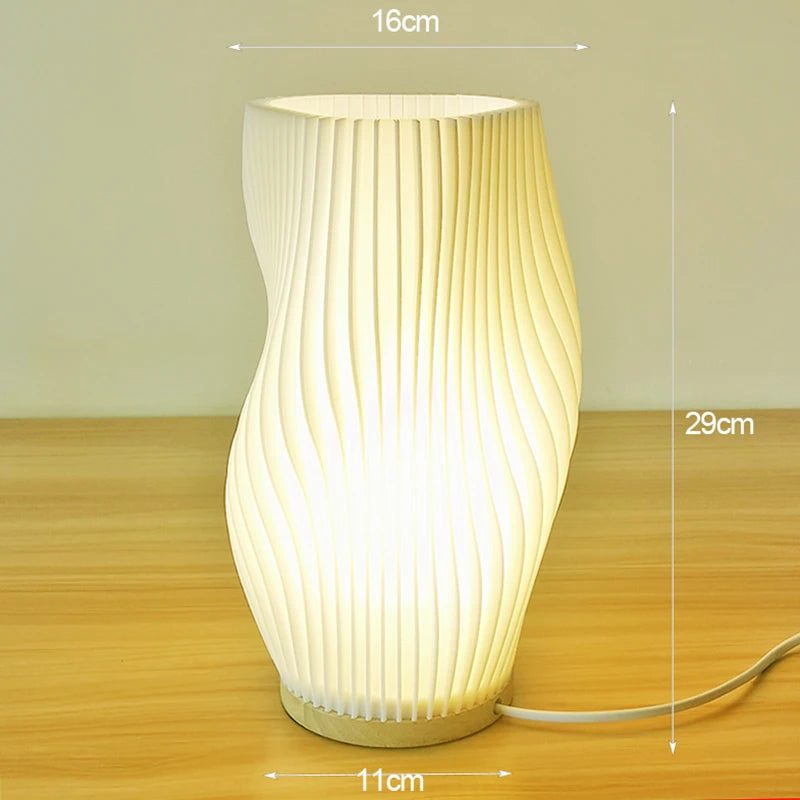 French Cream 3D Bedside Lamp