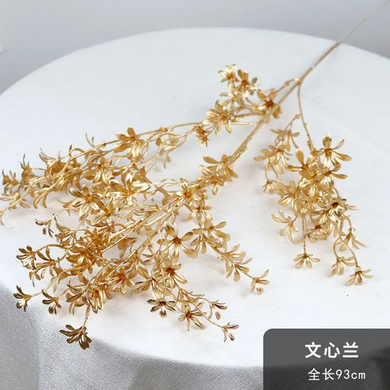 Gold Eucalyptus Ginkgo Leaf
