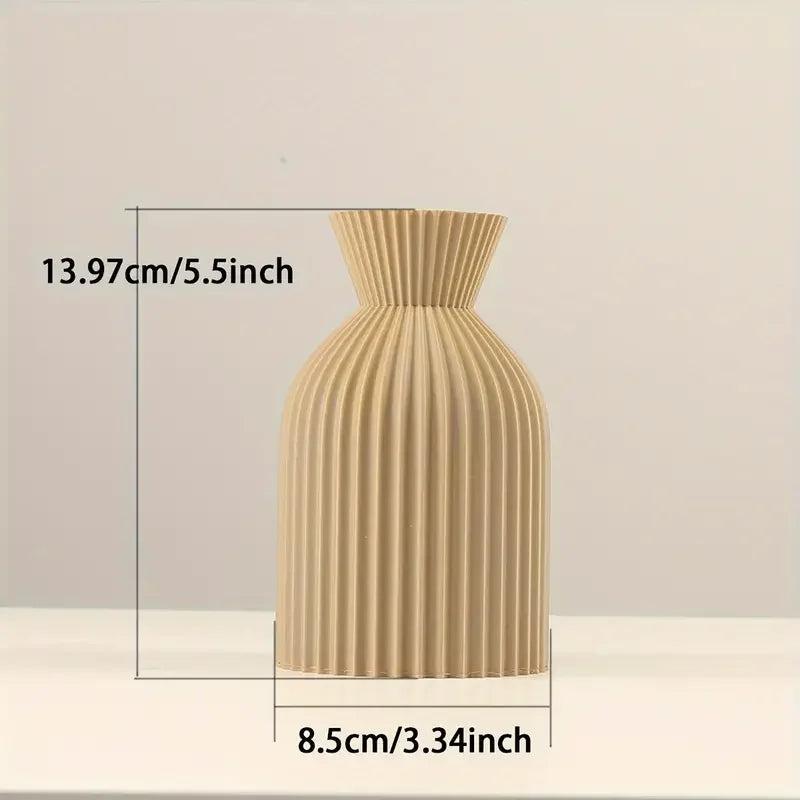 Elegant Black Plastic Vase Centerpiece