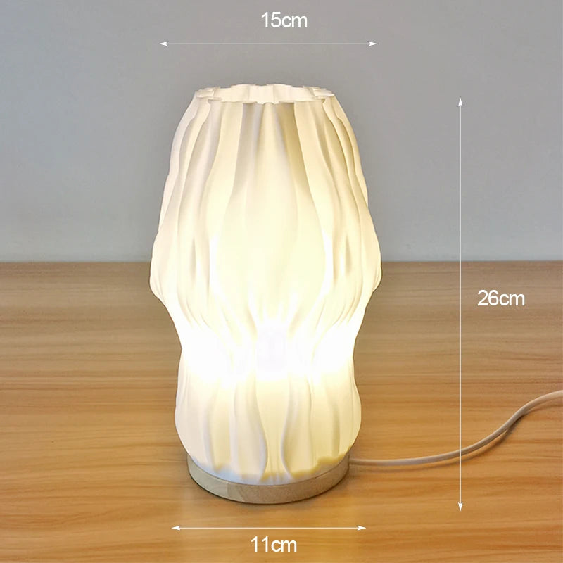 French Cream 3D Bedside Lamp
