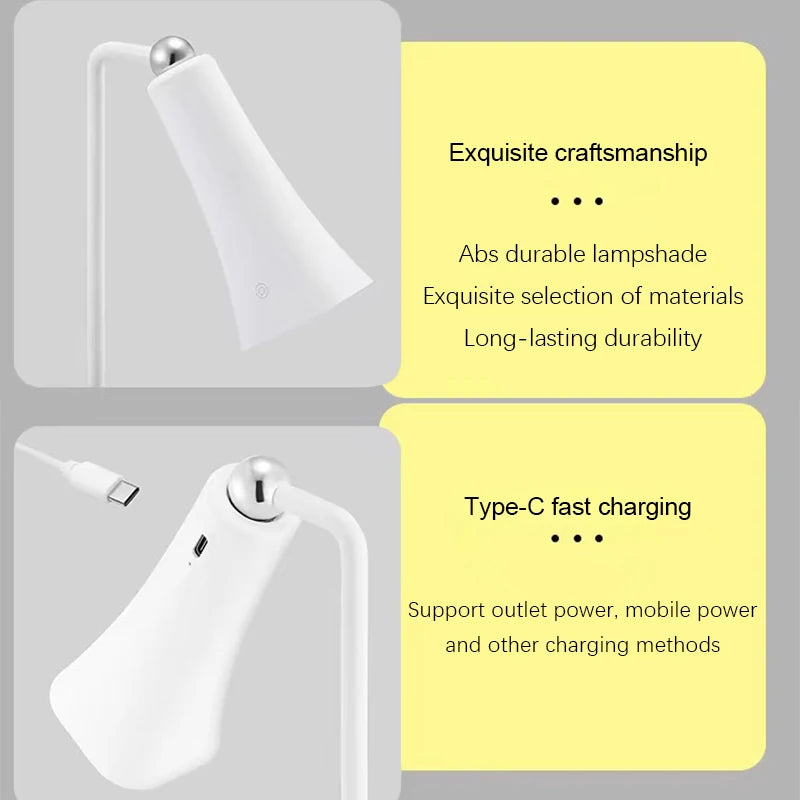 Desk Lamp with Magnetic Hanging LED