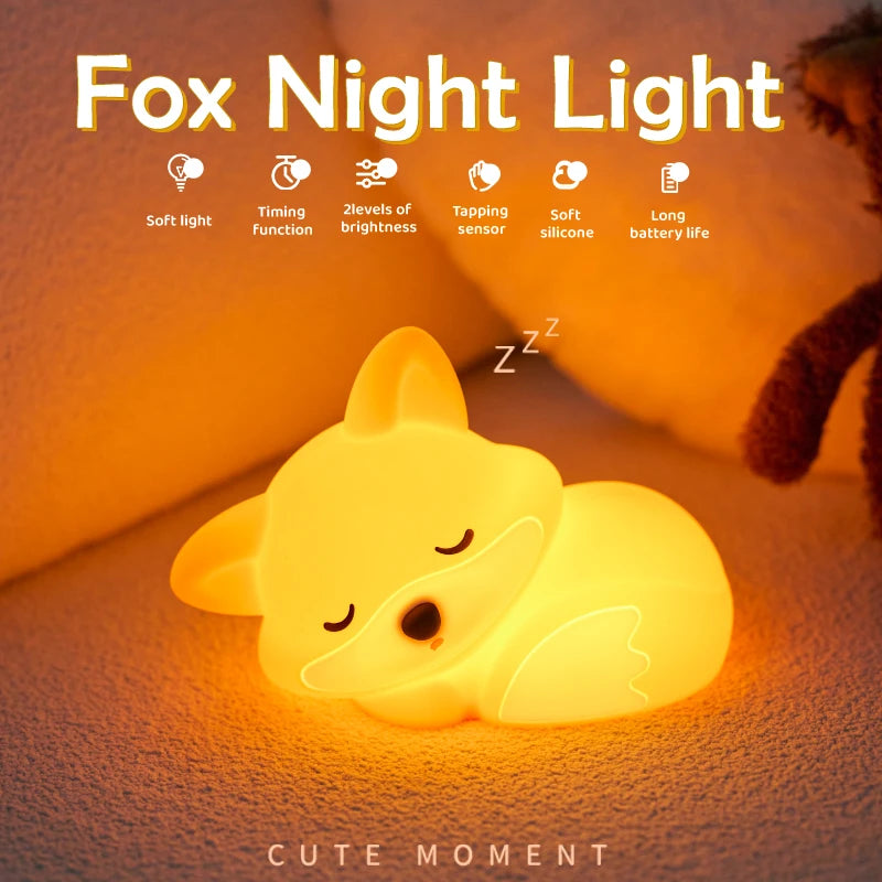 Cute Silicone Night Light