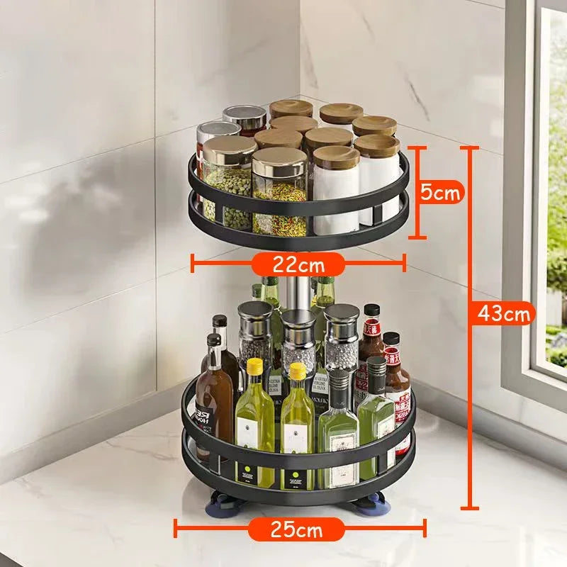 360 Degree Rotating Spice Rack