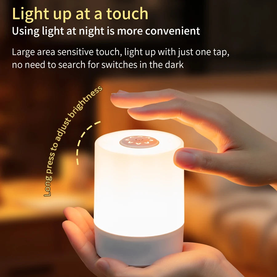 Rechargeable Multicolor Night Lamp With Remote Control
