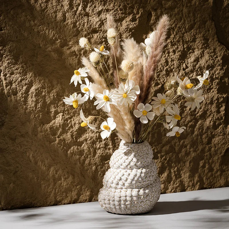 Ceramic Conch Vase for Decoration