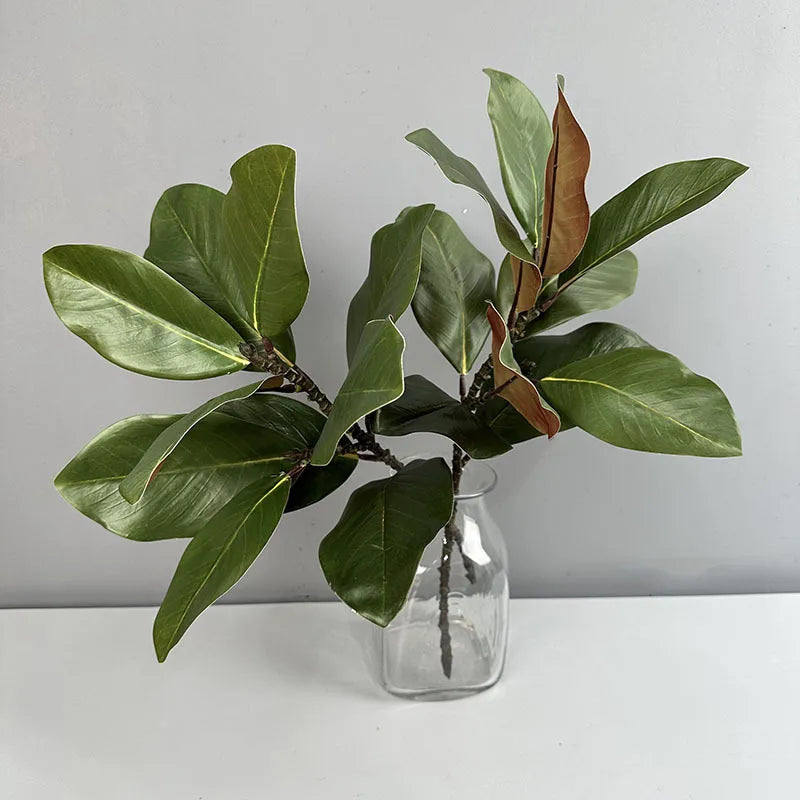 Artificial Magnolia Leaf Branches