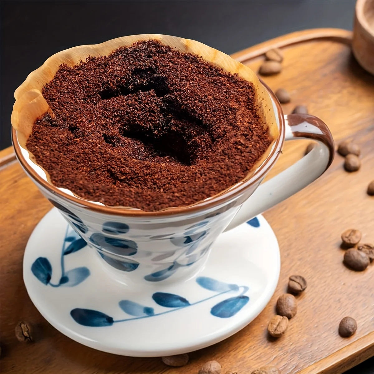 Ceramic Pour Over Coffee Maker With Filter Papers Set