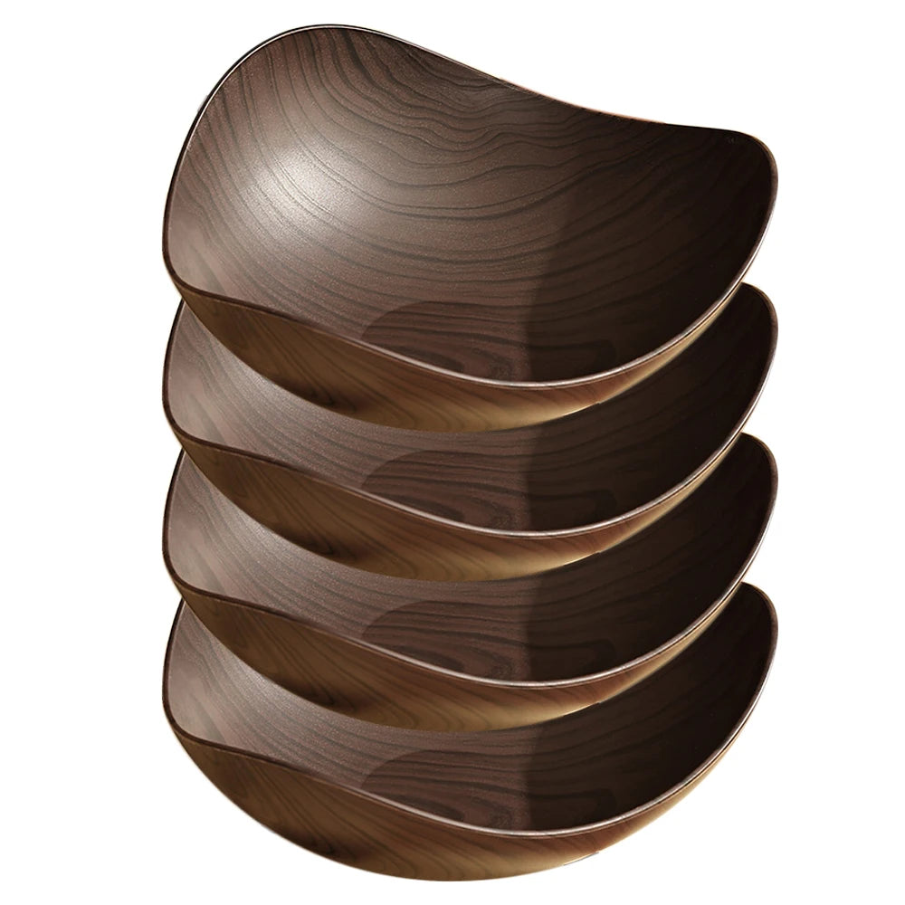 Wood Grain Fruit Plate
