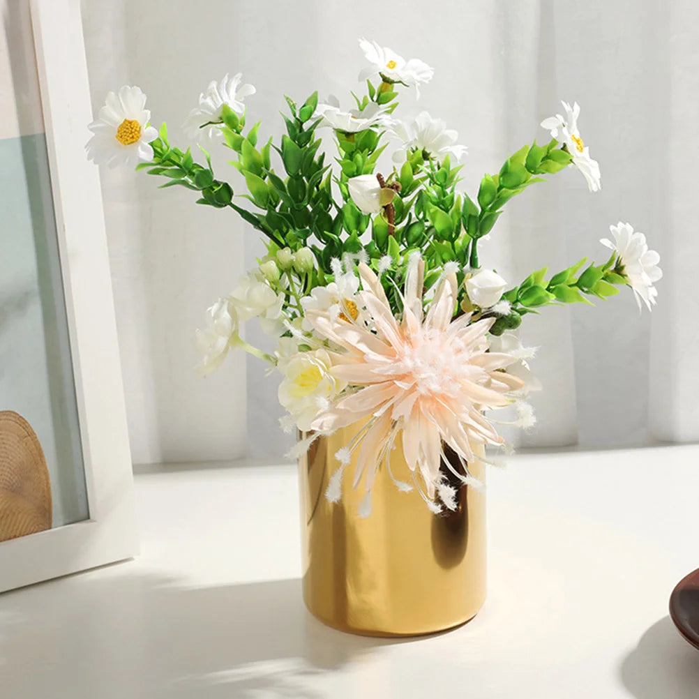 Stainless Steel Desk Pen Holder
