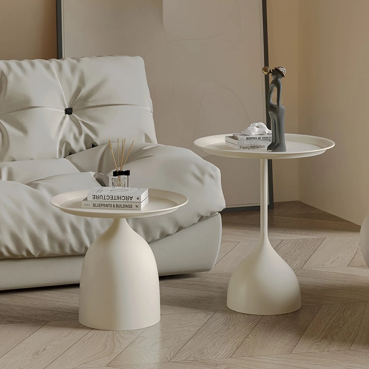 Round Nesting End Tables