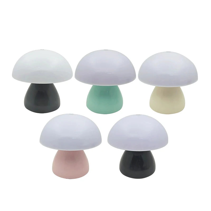 Rechargeable Mushroom LED Desk Lamp With Touch Control