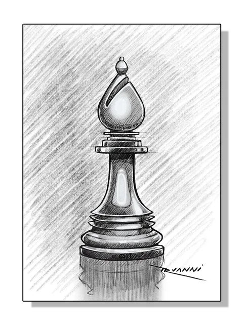 Modern Chess Canvas Wall Art
