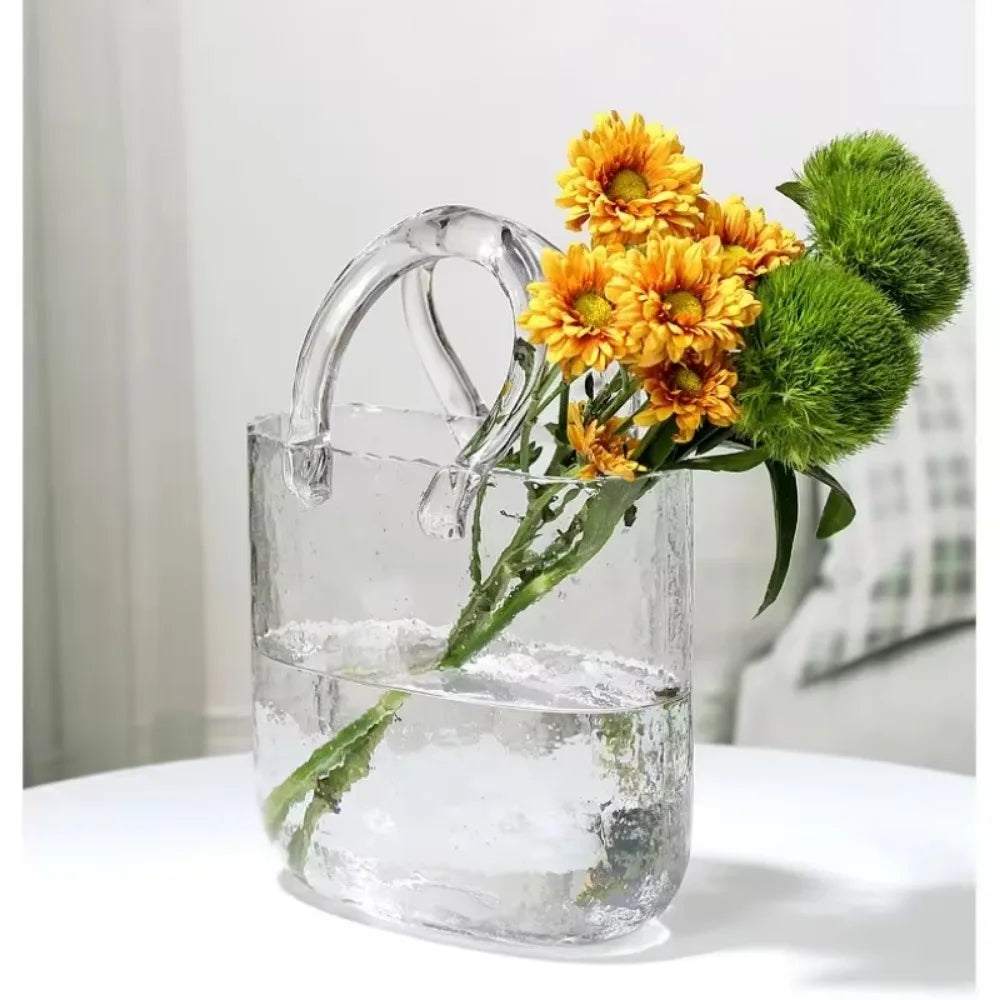 Handbag Glass Vase