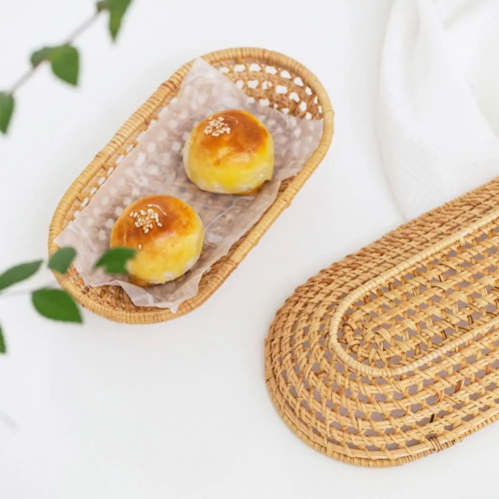 Handwoven Rattan Tray
