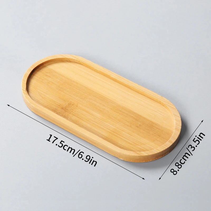 Eco Friendly Mini Bamboo Tray For Cups And Coasters