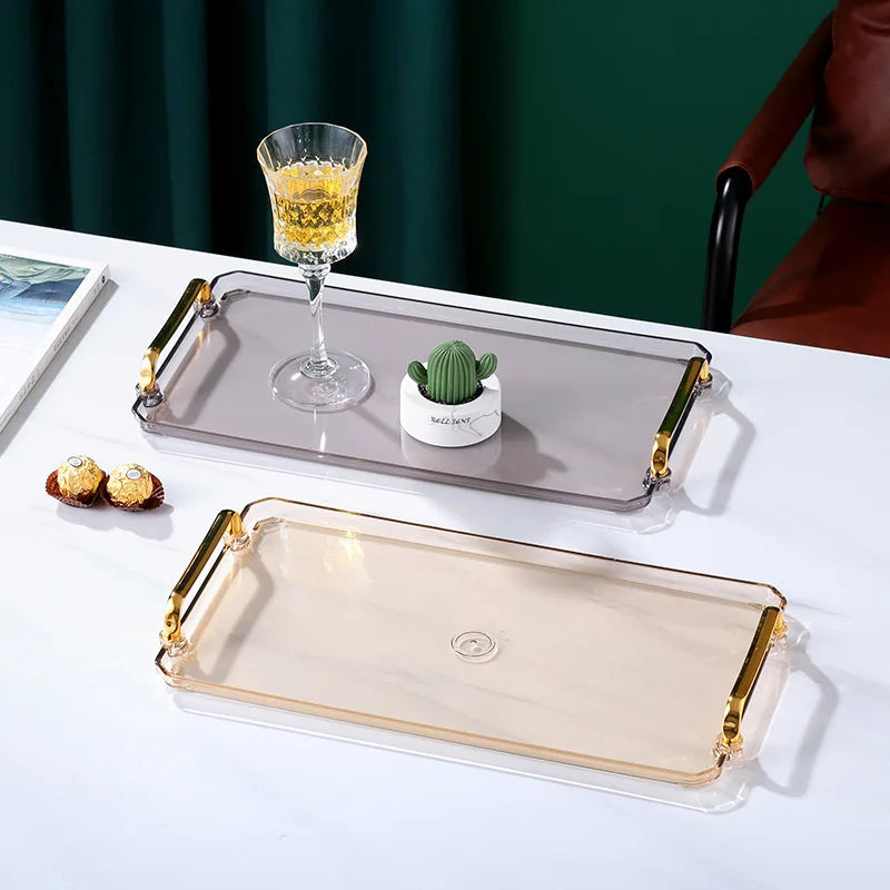 Clear Multifunctional Polypropylene Rectangular Tray