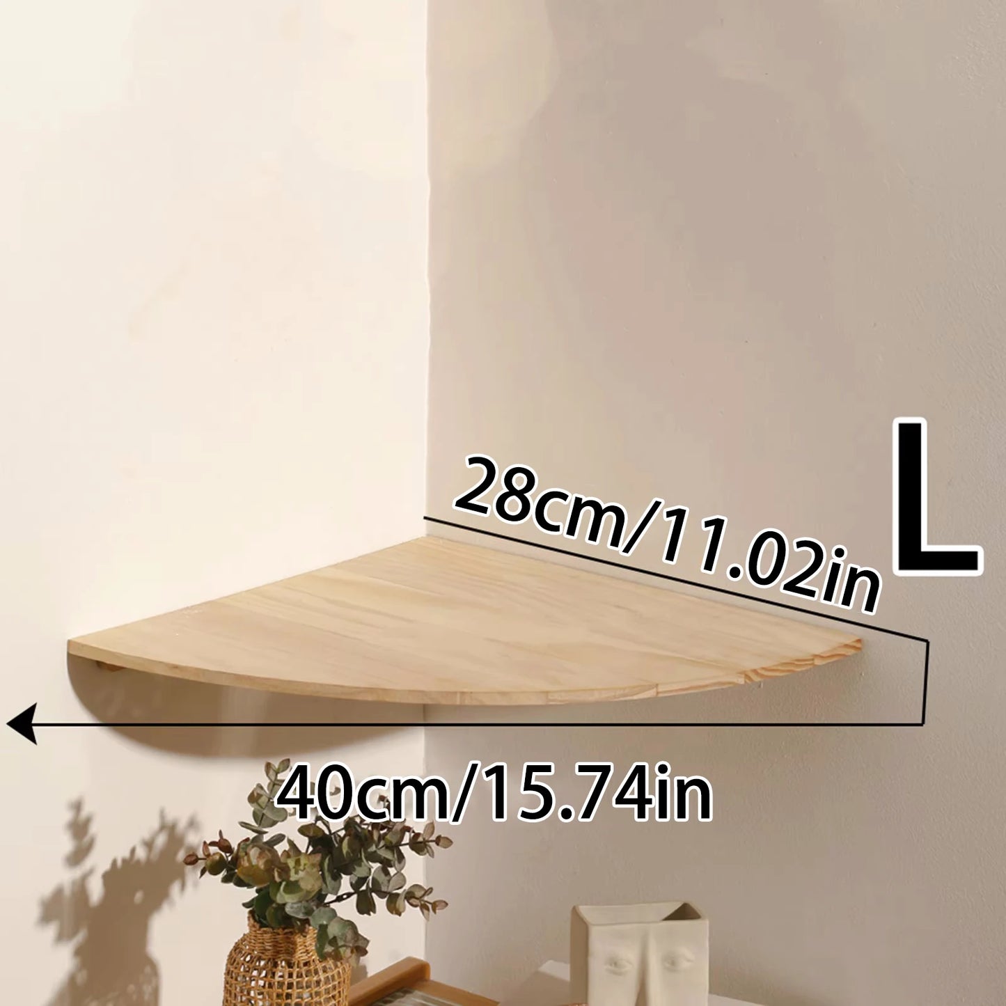 Wood Floating Corner Shelves for Any Room