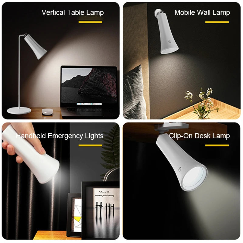 Desk Lamp with Magnetic Hanging LED