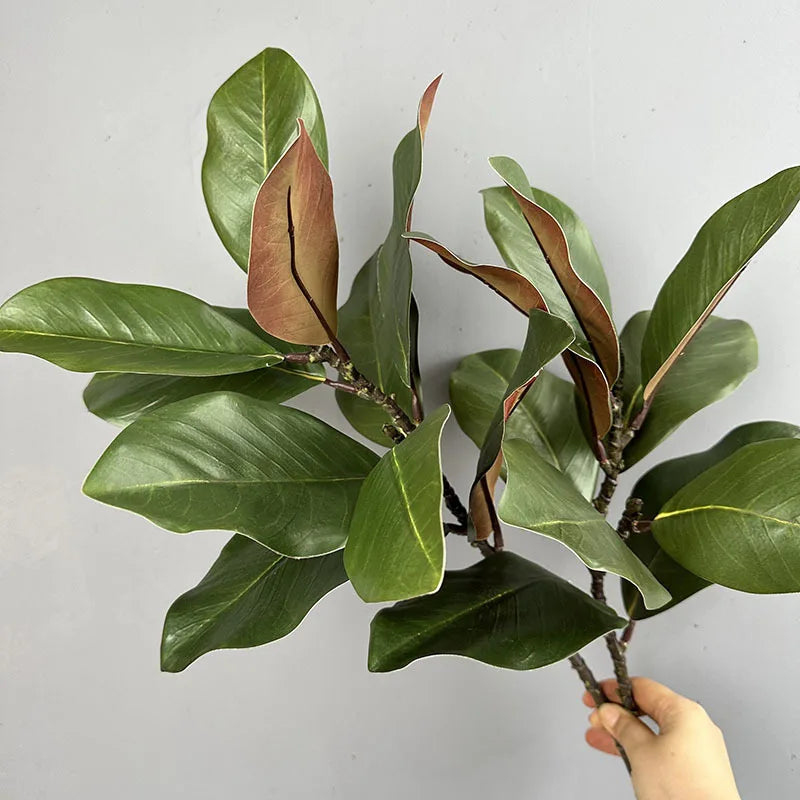 Artificial Magnolia Leaf Branches