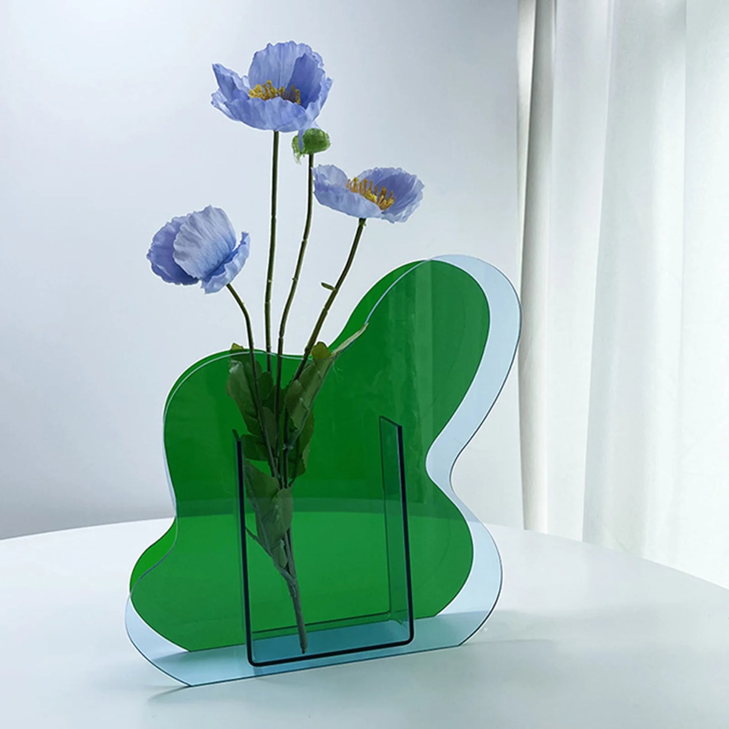 Stylish Neon Acrylic Flower Vase