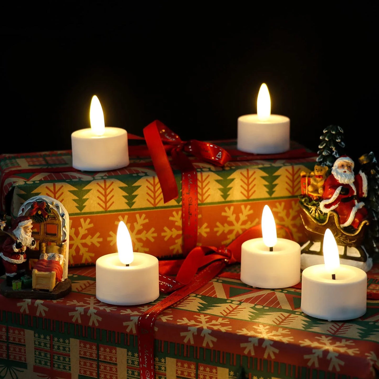 Led Flameless Tea Light Candles