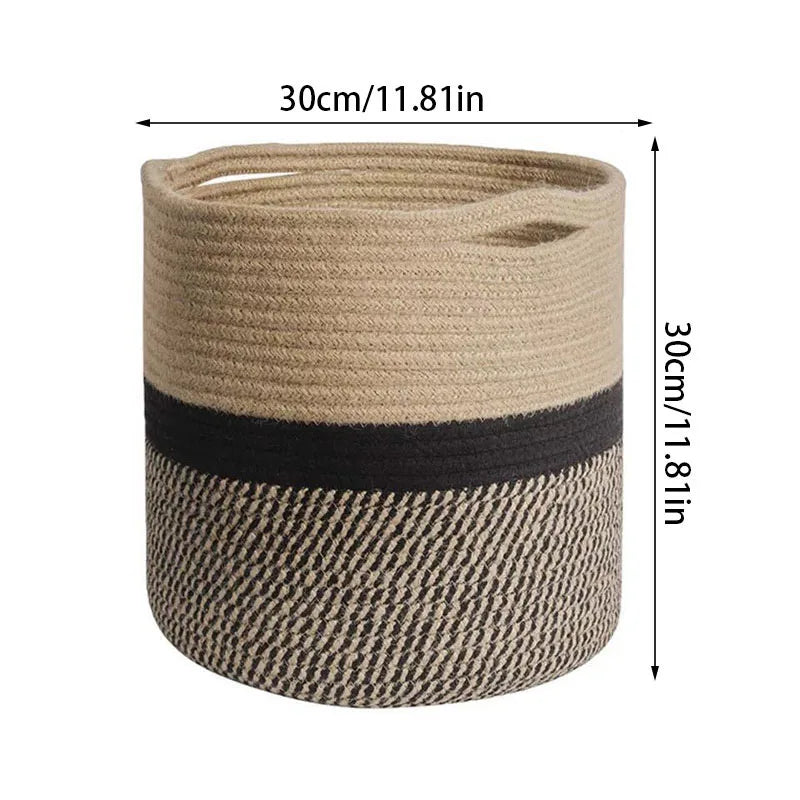 Cotton Rope Large Capacity Basket