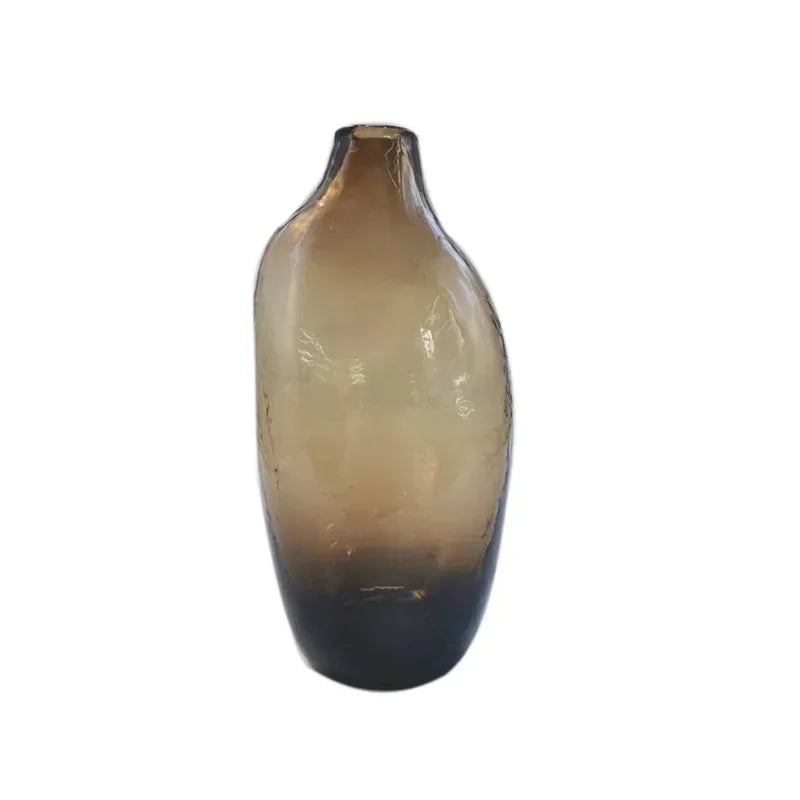 Hammered Glass Vase
