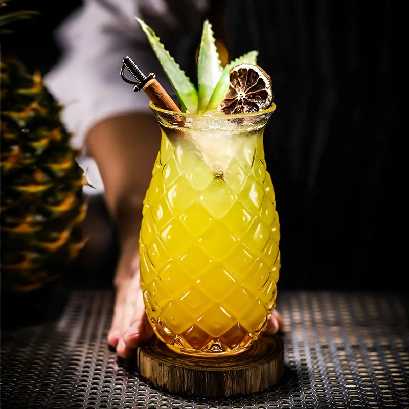 Pineapple Cocktail Glass delivers elegant, handcrafted style with durable glass for standout party drinks; elevate gatherings, impress guests, and buy now.