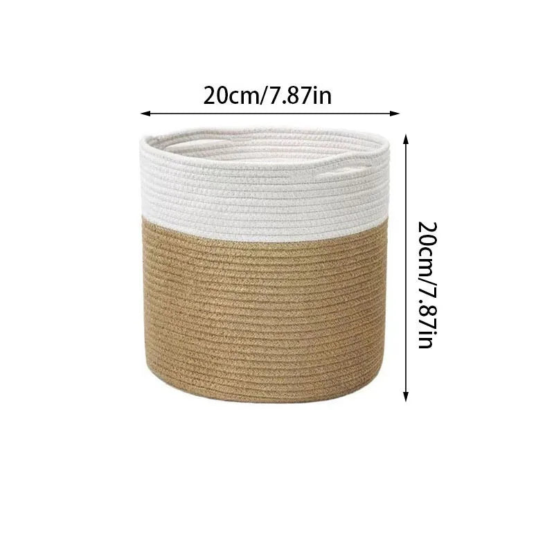 Cotton Rope Large Capacity Basket