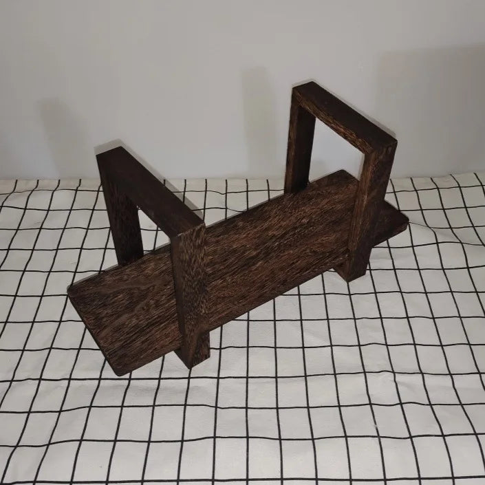 Bamboo Compact Desktop Bookshelf Organizer