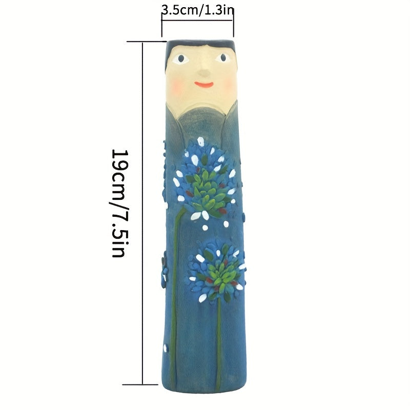 Resin Spring Family Bud Vase