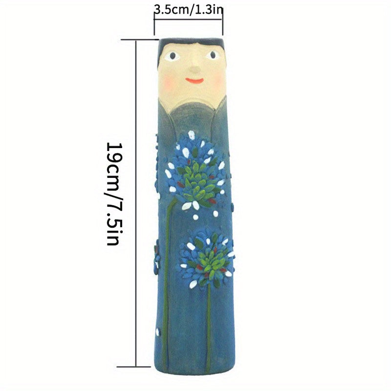 Resin Spring Family Bud Vase
