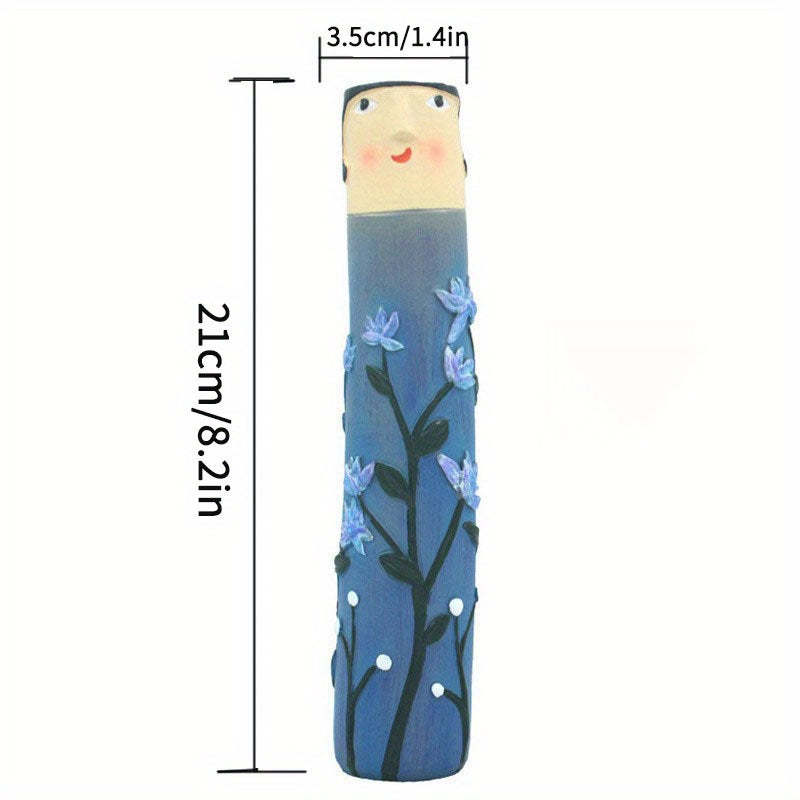 Resin Spring Family Bud Vase